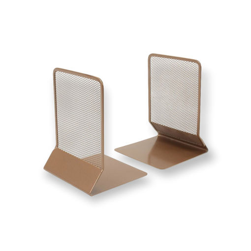 Picture of ROSE GOLD MESH BOOKENDS